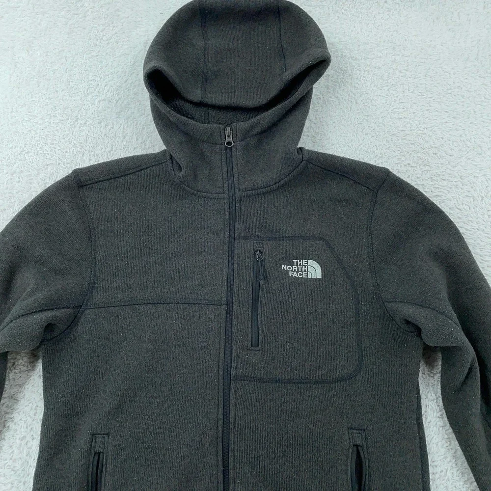 The North Face Jacket Mens Small Gordon Lyons Full Zip Hooded Fleece NF0A305J